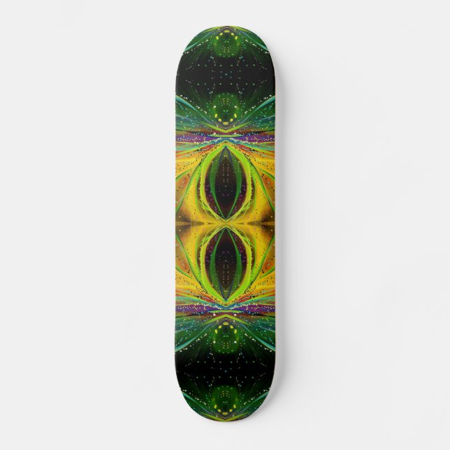 Abstrato Astronomical Spider Skateboard (Frente)