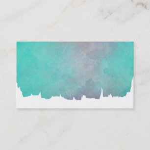 abstrato azul modelo de cartão de negócios