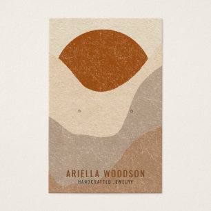 Abstrato Boho Terracotta Sand Jewelry Earring