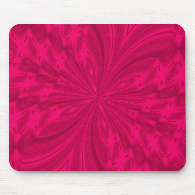 Abstrato Borboleta Framboesa Rosa MOUSEPAD (Frente)