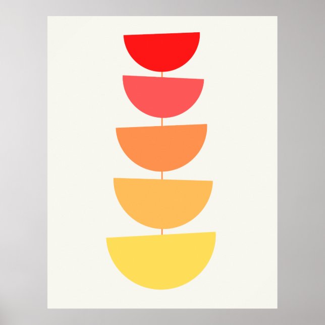 Abstrato Botânico Impressão (Frente)