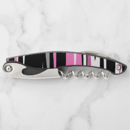 Abstrato branco e preto-e-rosa