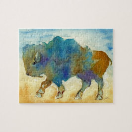 Abstrato Buffalo Quebra-cabeça