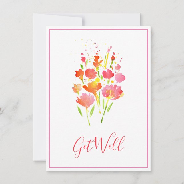 Abstrato Buquê de Flores (Frente)