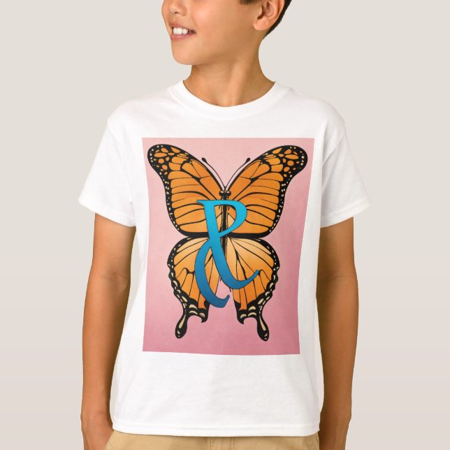 Abstrato Butterfly Wings T-Shirt Design (Frente)