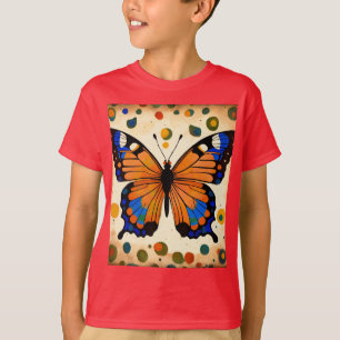 Abstrato Butterfly Wings T-Shirt Design