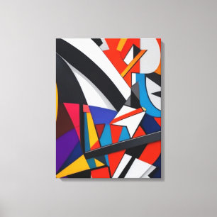 abstrato Canvas Colorido Wall Art Para Sala De Vid