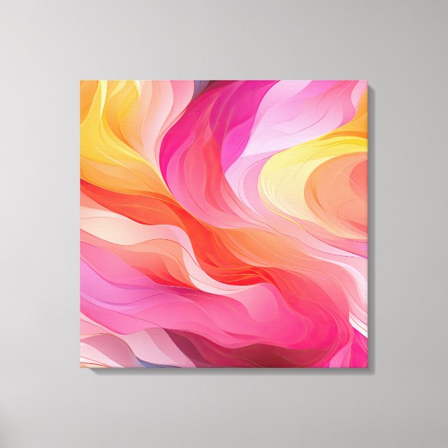 Abstrato Canvas Wall Art (Frente)