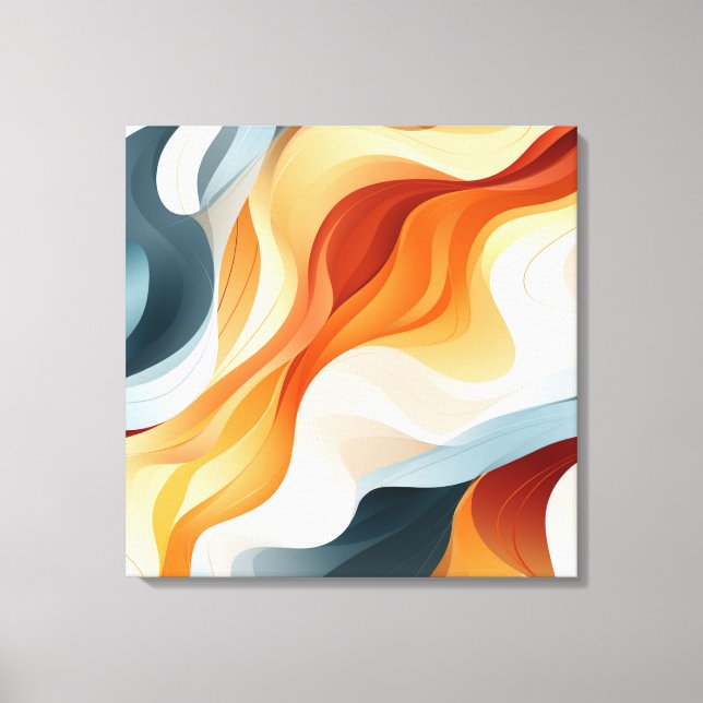 Abstrato Canvas Wall Art (Frente)