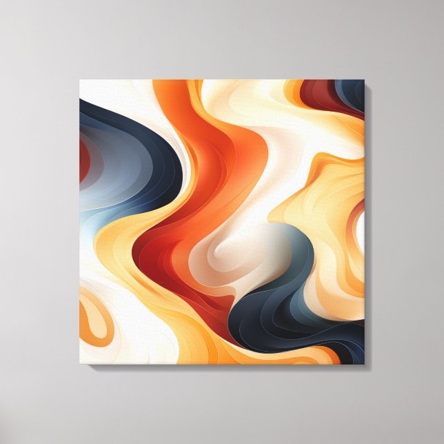 Abstrato Canvas Wall Art (Frente)