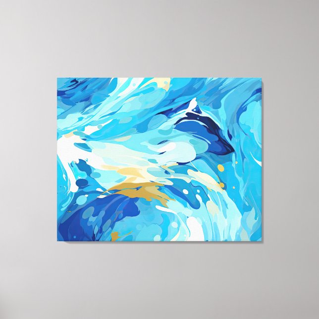 Abstrato Canvas Wall Art (Frente)