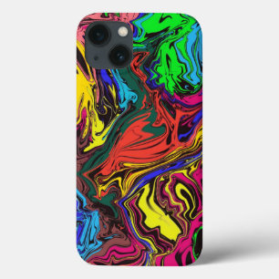 Abstrato Colorida Twirly / Empurrada /