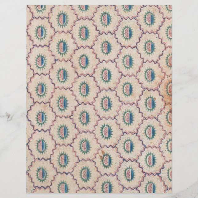 Abstrato com papel de linhas e pontos curvos (Frente)