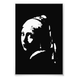 Abstrato com pérolas a ouvir o alargamento da foto