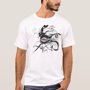 Abstrato com t-shirt do olho