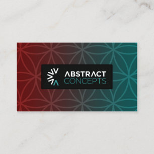 abstrato conceitos cartões de visitas