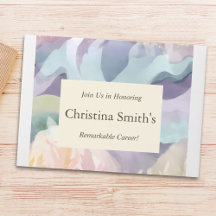 Abstrato Contemporâneo de Aposentação de Cores de 