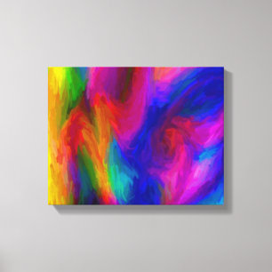 Abstrato Cores de água Canvas estendida
