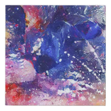 Abstrato Cósmico Cat Dreamscape