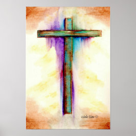 Abstrato Cross Poster