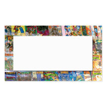 abstrato da loja de histórias em quadrinhos