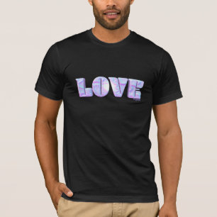 ABSTRATO de AMOR, Gráfico Moderno, T-Shirt Preto L