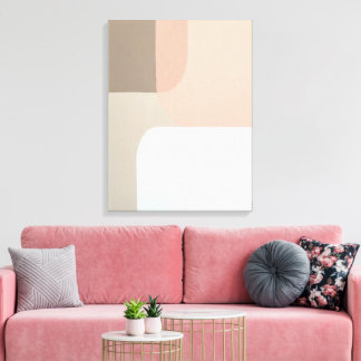 Abstrato de arte minimalista, Canvas estendida neu