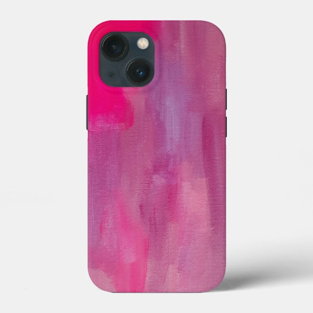 Abstrato de Arte Rosa, capas de iphone de Cascata (Verso)