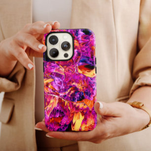 Abstrato de Burst Rosa   iPhone 14 Case-Mate