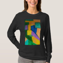 Abstrato de Camisa Escura Básica