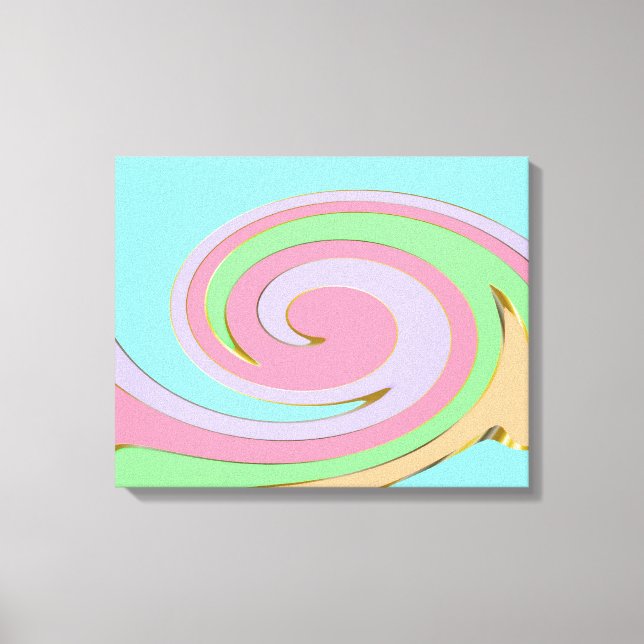 Abstrato de Canvas de Arte Moderna (Frente)