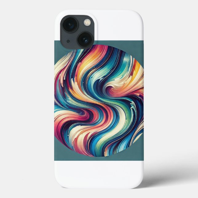Abstrato de Capa de telefone de arte vibrante (Verso)
