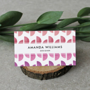 Abstrato de Cartão de visita artístico moderno