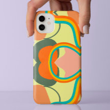 Abstrato de colheita colorida dos anos 80 com esté