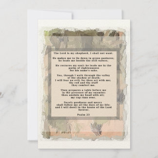 Abstrato de Convite para Salm 23º