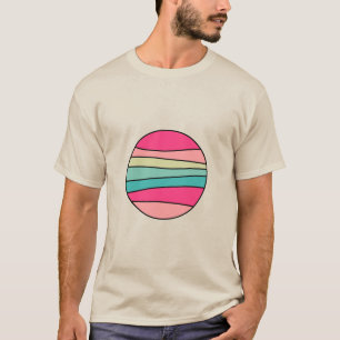 Abstrato de cor redonda 160422(03) T-Shirt