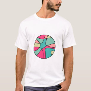 Abstrato de cor redonda 160422(04) T-Shirt