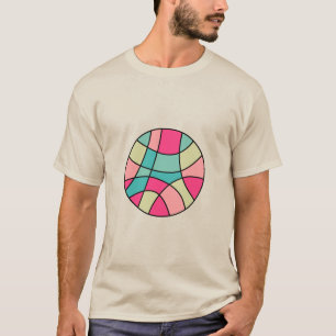 Abstrato de cor redonda 160422(07) T-Shirt