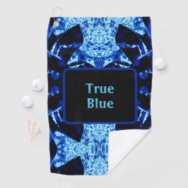 Abstrato de Edgy Azul Verdadeiro Personalizado com