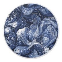 Abstrato de espiral azul e branco