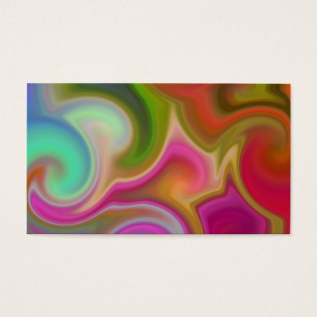 Abstrato de espiral colorida (Frente)