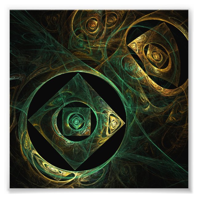 Abstrato de Foto de Vibrações Mágicas (Frente)