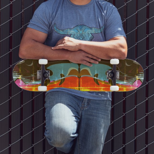 Abstrato de grafite de skate (Ao ar livre 3)