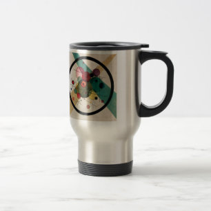 Abstrato de Kandinsky circula em uma Caneca de via