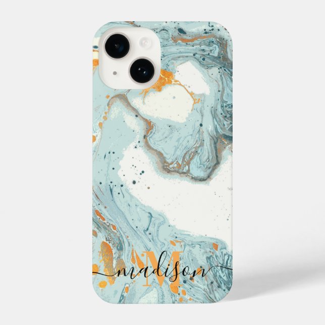 Abstrato de mármore e brilho (Verso)