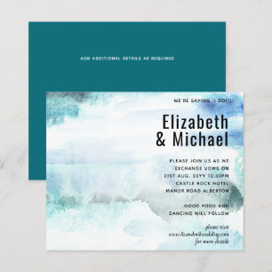 Abstrato de Orçamento Convite de casamento de Cor