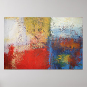 Abstrato de pintura moderna Impressão de arte