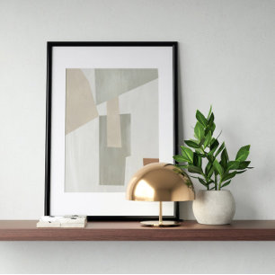 Abstrato de poster de de Aquarela Arte Geométrica 