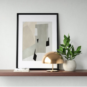 Abstrato de poster de de Aquarela Arte Geométrica 