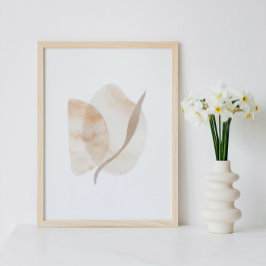 Abstrato de poster de de Aquarela Arte Geométrica